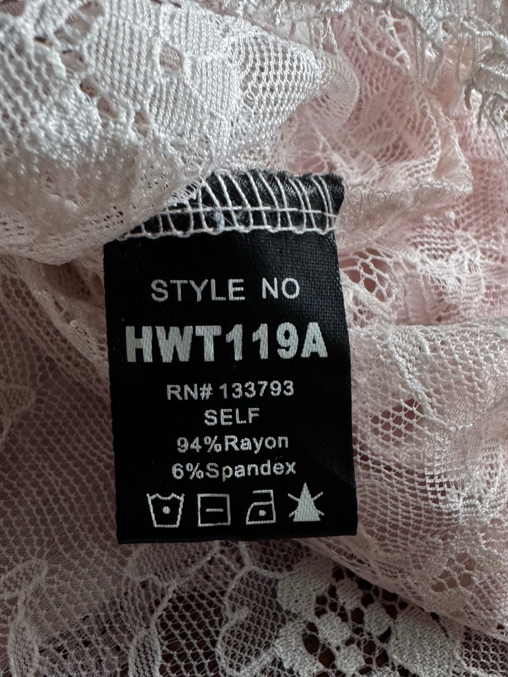 POL Embroidered Lace Top - Picture 6 of 9